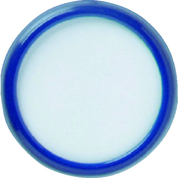 TRUSCO 丸型名札 クリップピン両用タイプ Φ45 青(Tcode:1950355)