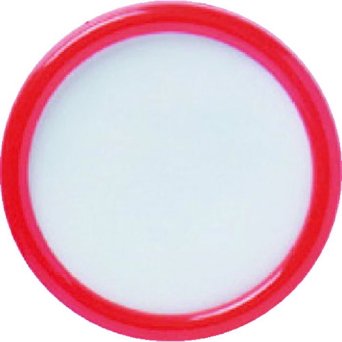 TRUSCO 丸型名札 クリップピン両用タイプ Φ45 赤(Tcode:1950357)