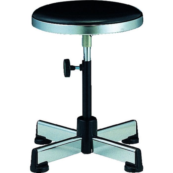 ノーリツ 作業用チェア ビニールレザー 黒(Tcode:5036402)