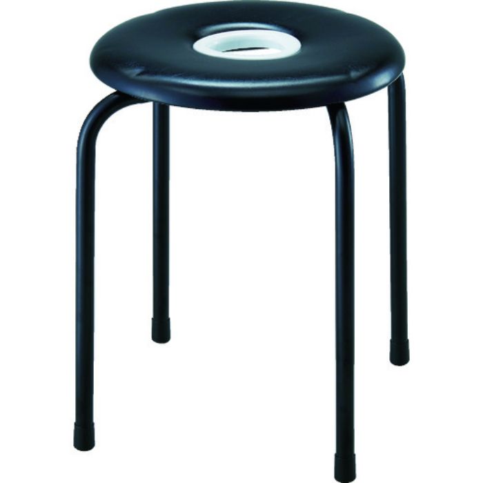 TRUSCO ドーナツイス φ320×H420mm ブラック(Tcode:1148406)