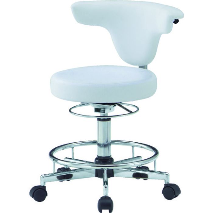 TRUSCO ワーキングチェア 380XH460ー590 アイボリー(Tcode:2769310)