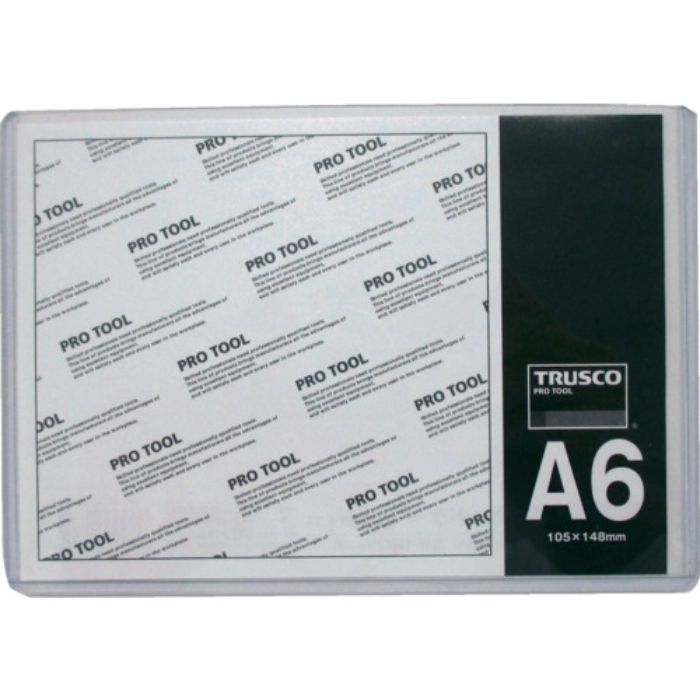 TRUSCO 厚口カードケース A6(Tcode:8188205)