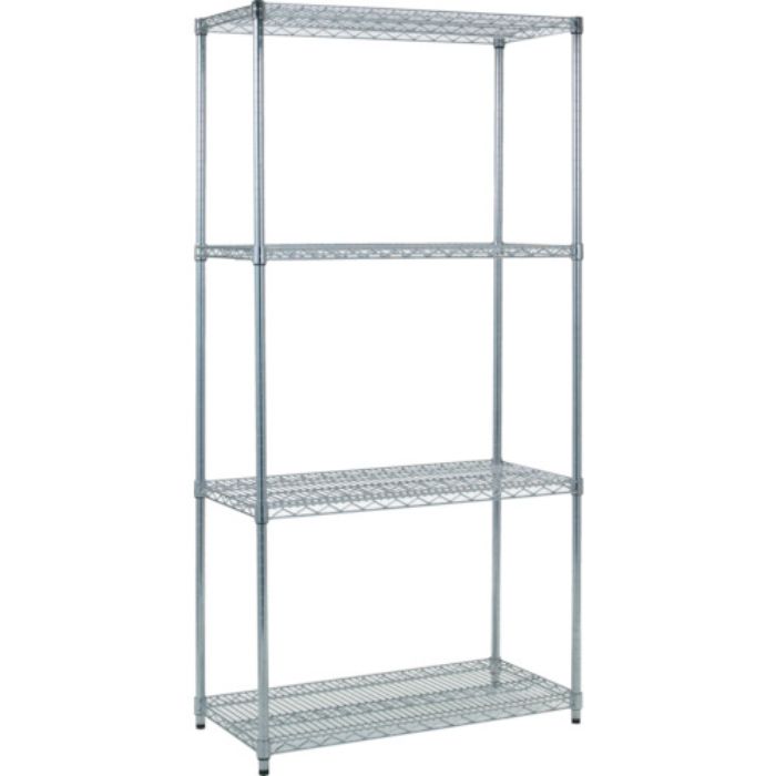 TRUSCO スチール製メッシュラック W905XD609XH1838 4段(Tcode:2995697)