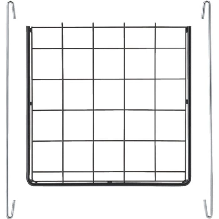 TRUSCO メッシュ棚板 ステー付 269X260 BK 黒(Tcode:2567750)