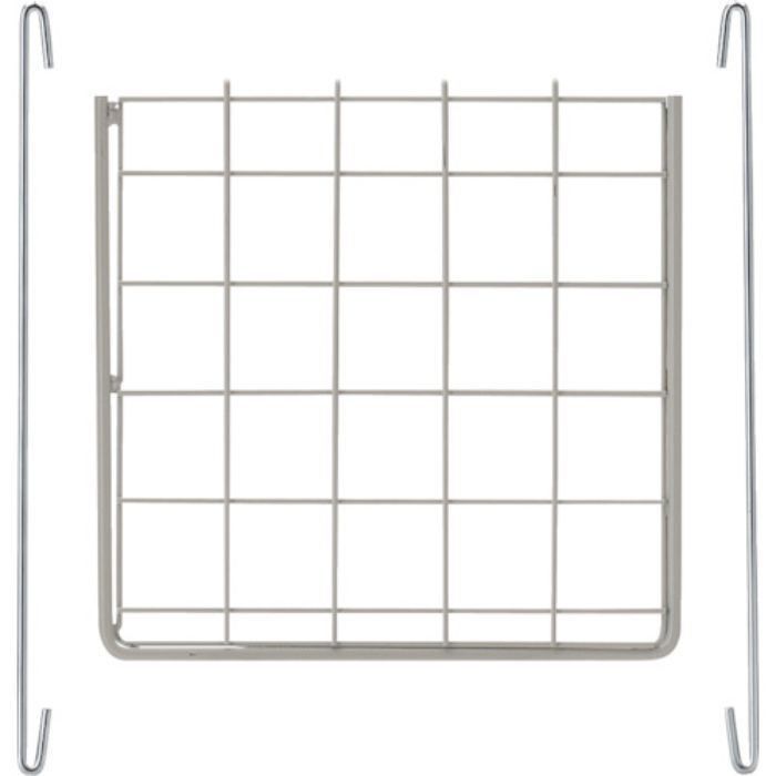 TRUSCO メッシュ棚板 ステー付 269X260 NG ネオグレー(Tcode:2567741)