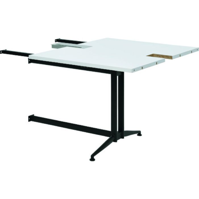 TRUSCO T字脚大会議テーブル 増連 W800×D1000×H720 ホワイト(Tcode:2076185)