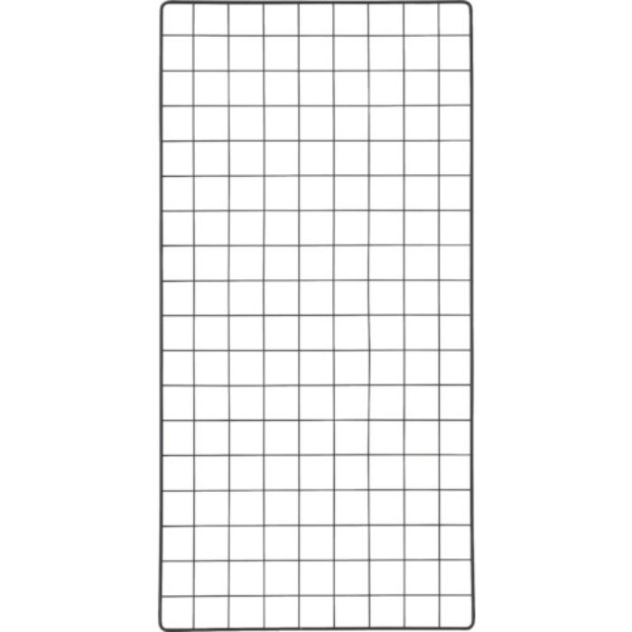 TRUSCO 棚用ディスプレイネット 金具付 450X900 黒(Tcode:5127556)