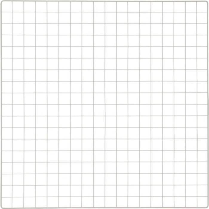 TRUSCO 棚用ディスプレイネット 金具付 900X900ネオグレー ネオグレー(Tcode:5127700)