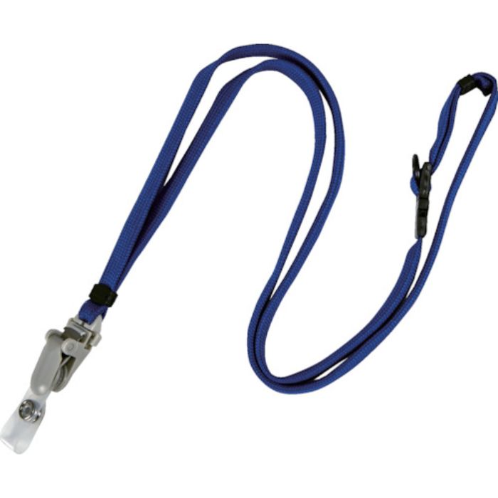 TRUSCO 脱着式名札用ストラップ 青(Tcode:3821213)