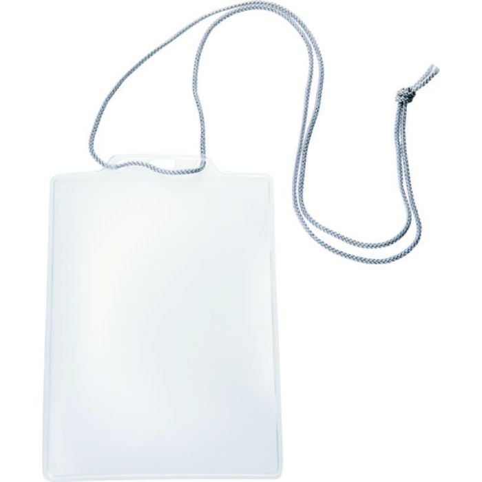 TRUSCO イベント用名札 ハガキサイズ グレー 10枚入(Tcode:8185144)