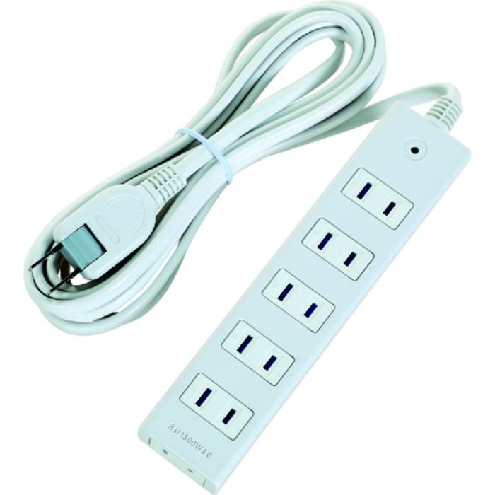 TRUSCO 電源タップ 2P6個口 10M マグネット付(Tcode:2076257)