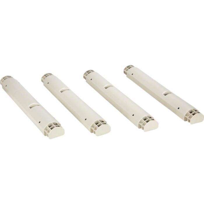 TRUSCO プラ棚用 脚のみ4本セット 高さ515mm用 ネオグレー(Tcode:2629937)