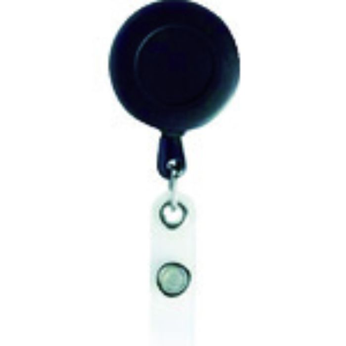 TRUSCO リール付クリップ 黒(Tcode:7813414)