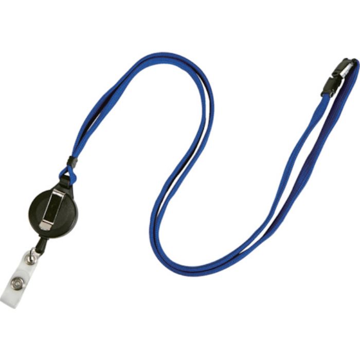 TRUSCO リールクリップ付ストラップ 青(Tcode:3692226)