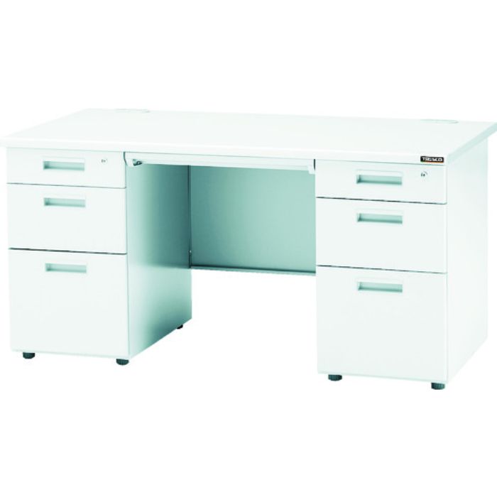 TRUSCO システムデスク 両袖 3段/3段 1400X700XH700(Tcode:2064167)