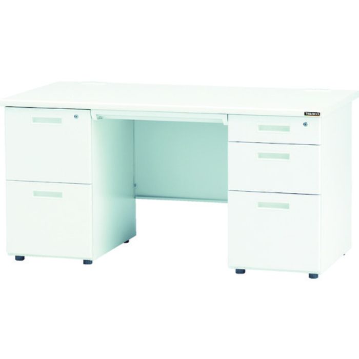 TRUSCO システムデスク 両袖 2段/3段 1400X700XH700(Tcode:2064168)