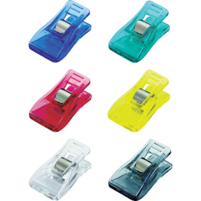 TRUSCO スタンドクリップ 6色セット 30個入(Tcode:8554909)
