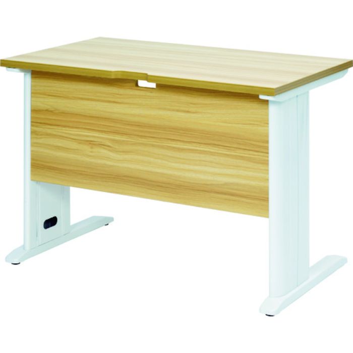 TRUSCO 平机 ナチュラル天板X白脚 W1000xD600XH700(Tcode:1245770)