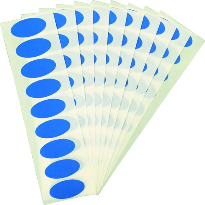 TRUSCO セキュリティシール 転写なし 楕円 英字 90枚1組(Tcode:8560756)