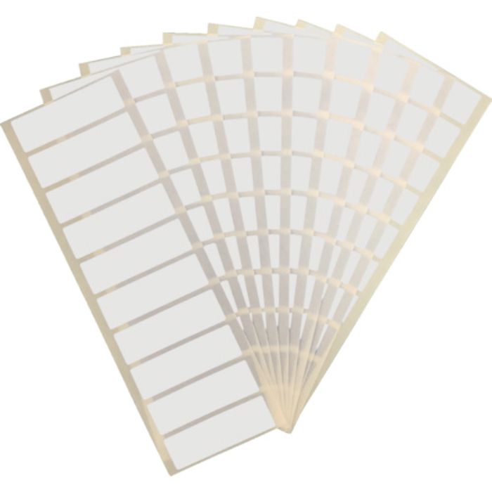 TRUSCO セキュリティシール 転写なし 長方形 英字 100枚1組 白(Tcode:3770697)