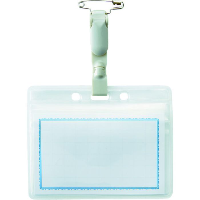 TRUSCO 回転名札 名刺サイズ 安全ピンタイプ(Tcode:1025702)