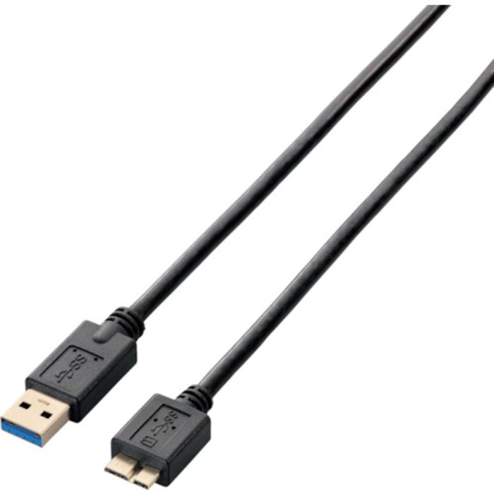 エレコム USB3.0ケーブル A-microBタイプ 1.0m ブラック(Tcode:8292126)