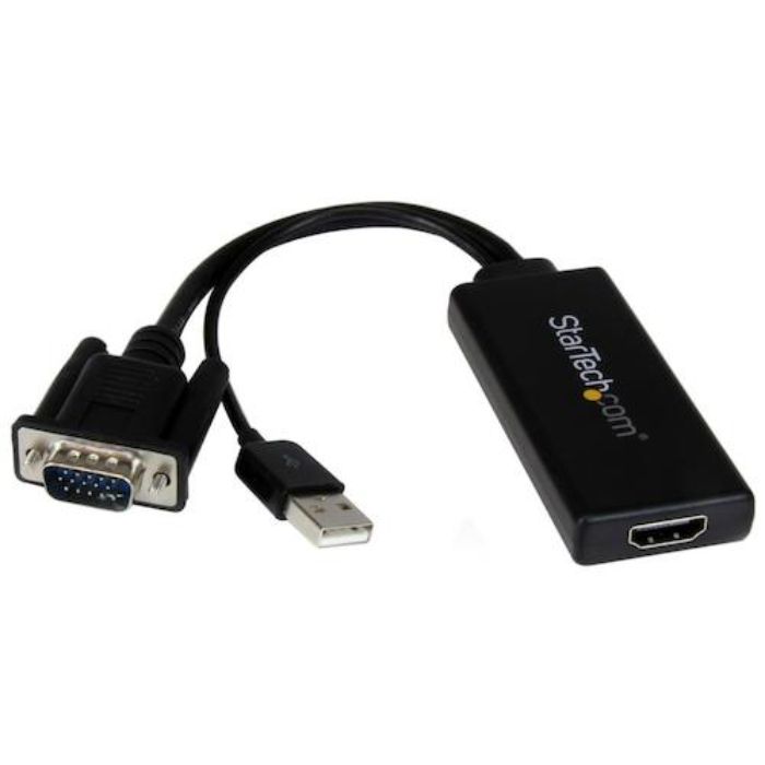 スターテック ディスプレイアダプター/VGA - HDMI/1080p/USBパワー/オーディオ(Tcode:4929739)
