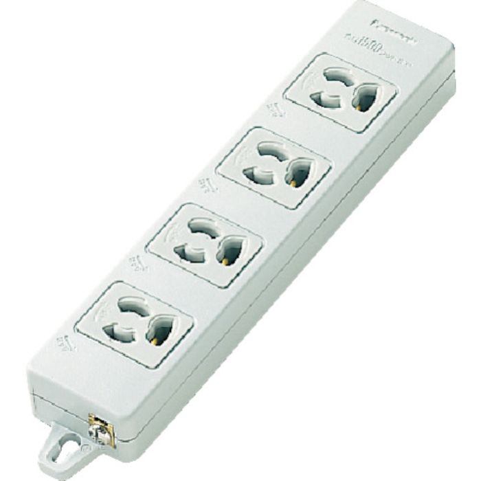 Panasonic OAタップ 接地15A抜け止め形 4個口 コードなし グレー(Tcode:7621761)