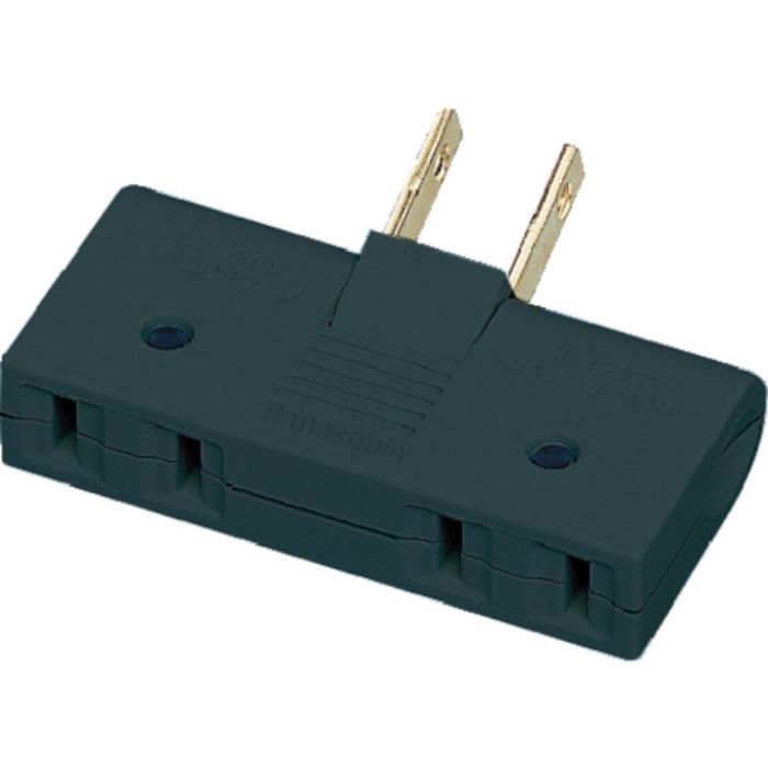 Panasonic 小型スナップタップ 2コ口 ブラック(Tcode:7631847)