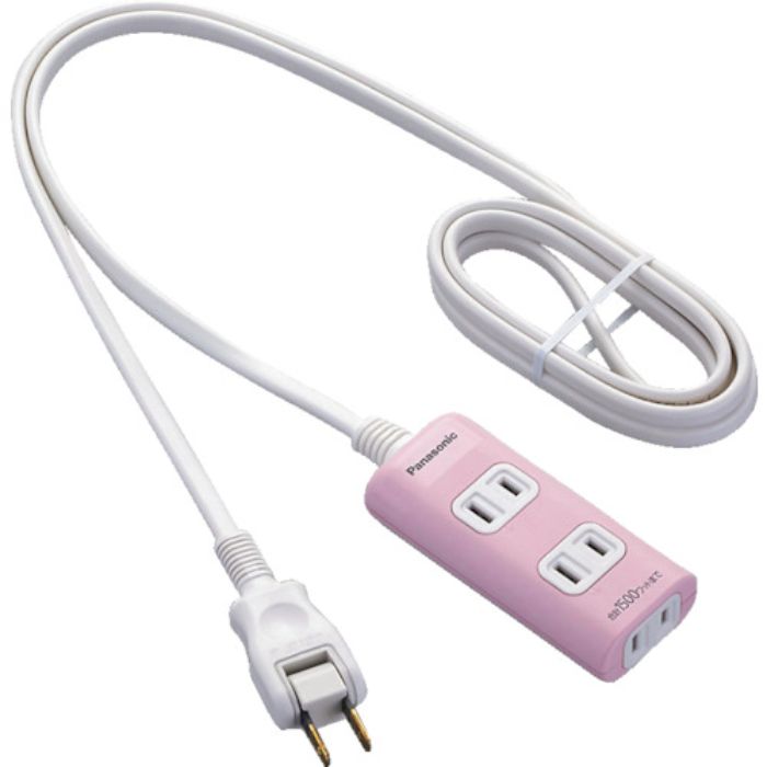 Panasonic ザ・タップQ 3コ口 3mコード付 ピンク(Tcode:7995547)