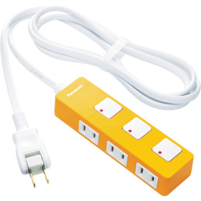 Panasonic 延長コード ザ・タップZ 3個口 2mコード付 オレンジ(Tcode:7622520)