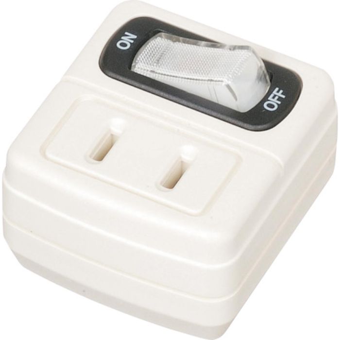 YAZAWA 省エネタップ1個口白(Tcode:4067888)