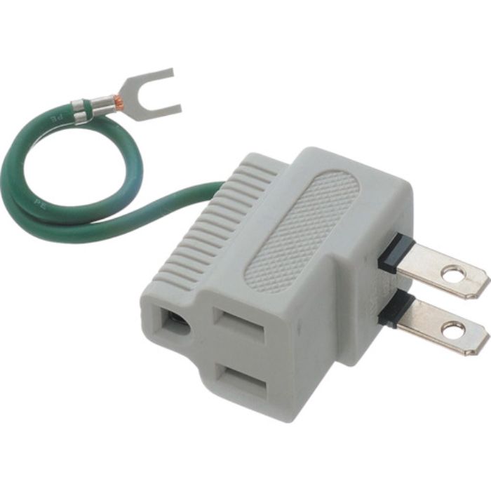 YAZAWA 3Pプラグ対応L型プラグアダプター白(Tcode:3696675)