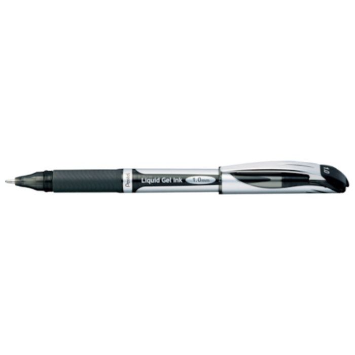PENTEL　ボールペン　エナージェル　キャップ式　1.0mm　黒
