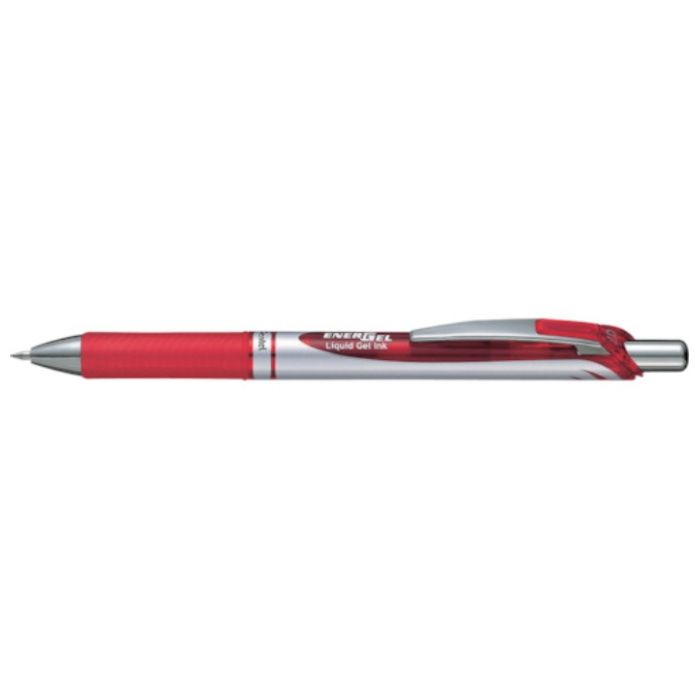 PENTEL　ボールペン　エナージェル　0.7mm　赤