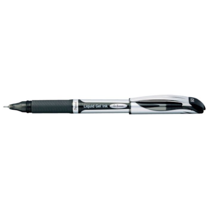 PENTEL　ボールペン　エナージェル　キャップ式　0.5mm　黒