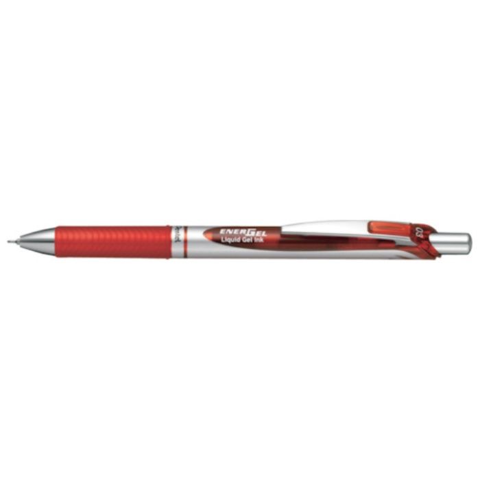 PENTEL　ボールペン　エナージェル　0.3mm　赤