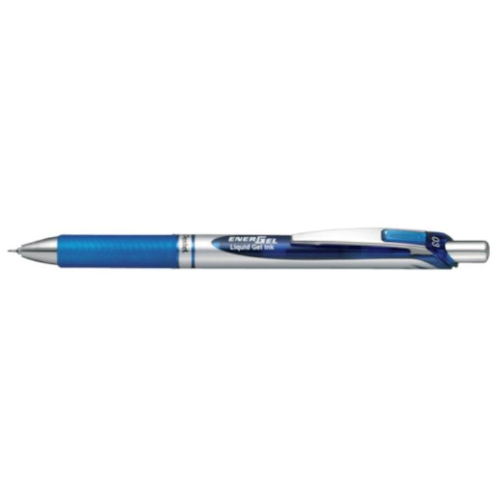 PENTEL　ボールペン　エナージェル　0.3mm　青