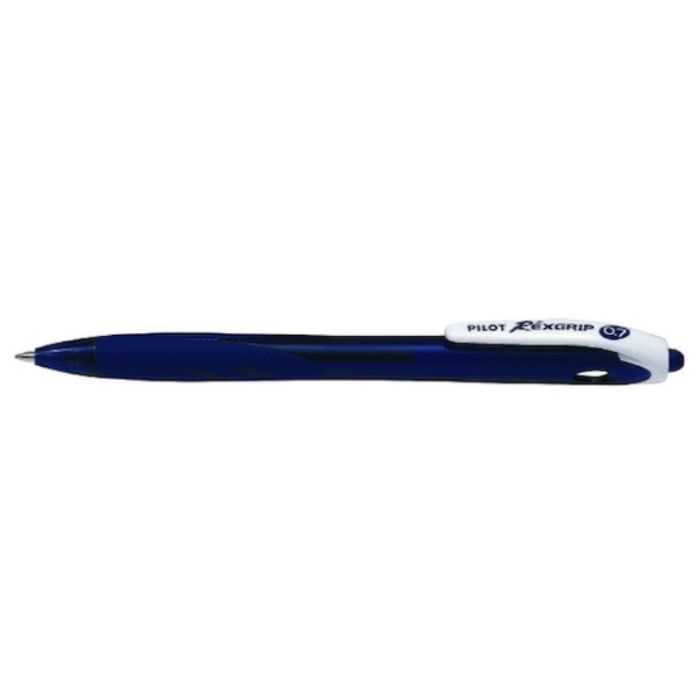 PILOT　油性ボールペン　レックスグリップ　細字　ブルー