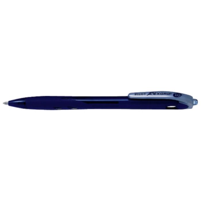 PILOT　油性ボールペン　レックスグリップ　中字　ブルー