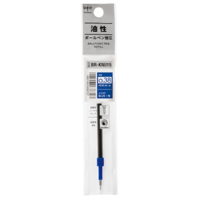 Tombow　ボールペン替芯　青　モノグラフライト用　0.38