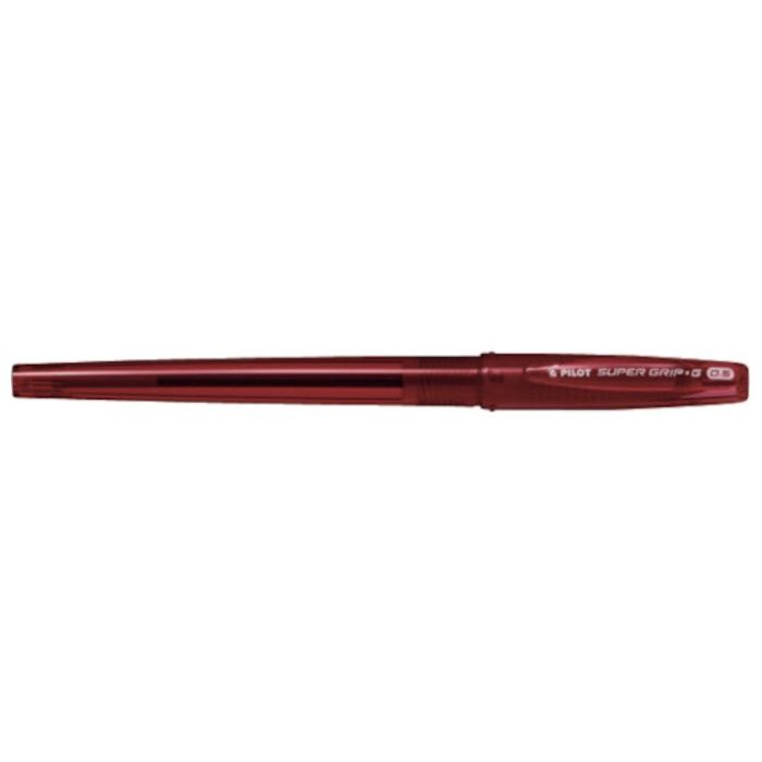 PILOT　油性ボールペン　スーパーグリップG　キャップ式　レッド