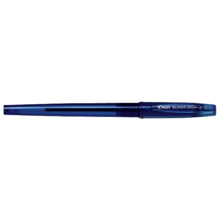 PILOT　油性ボールペン　スーパーグリップG　キャップ式　ブルー