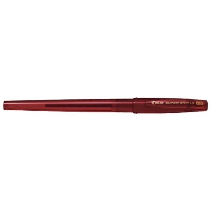 PILOT　油性ボールペン　スーパーグリップG　キャップ式　レッド