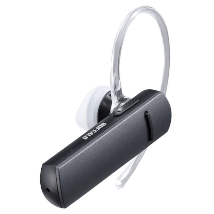 BUFFALO　Bluetooth4.1対応　片耳ヘッドセット　ブラック