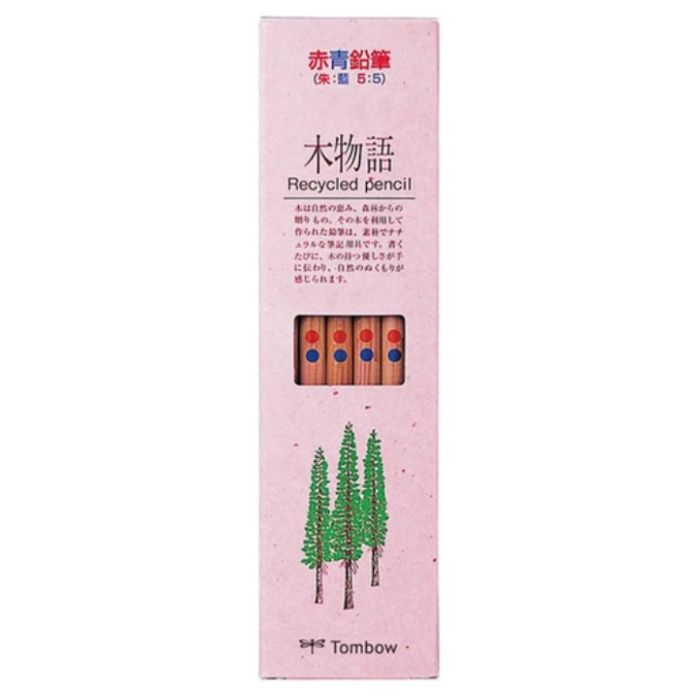 Tombow　赤青鉛筆　木物語　12本