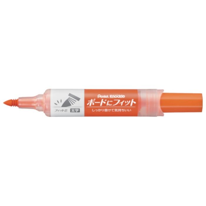 PENTEL　ノックル　ボードにフィット　太字　橙