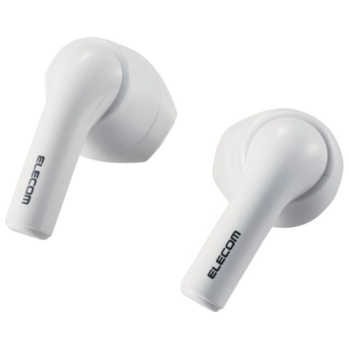 ELECOM　Bluetoothイヤホン　完全ワイヤレス　AAC対応　セミオープン型　ホワイト