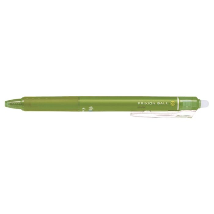 PILOT　まとめ買い　消せるボールペン　フリクションボールノック　0.5　ライトグリーン　10本セット