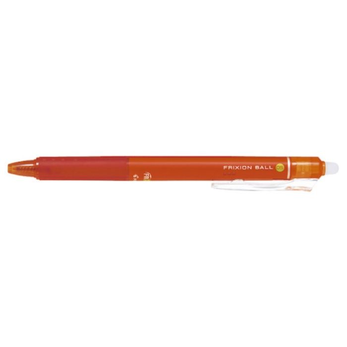PILOT　まとめ買い　消せるボールペン　フリクションボールノック　0.5　オレンジ　10本セット